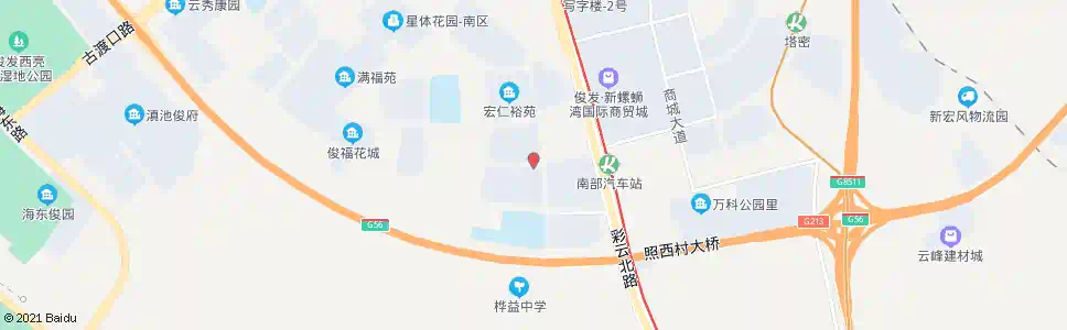昆明五腊村_公交站地图_昆明公交_妙搜公交查询2025