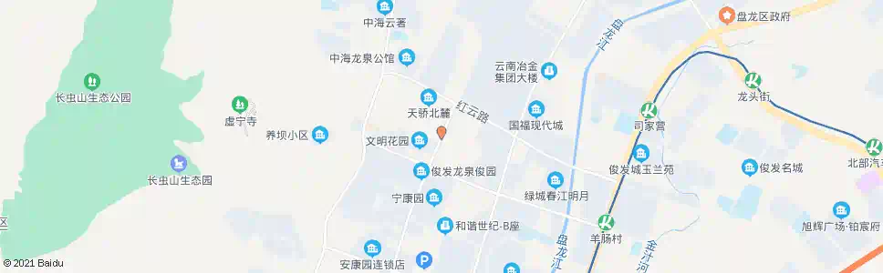 昆明红云小区_公交站地图_昆明公交_妙搜公交查询2025