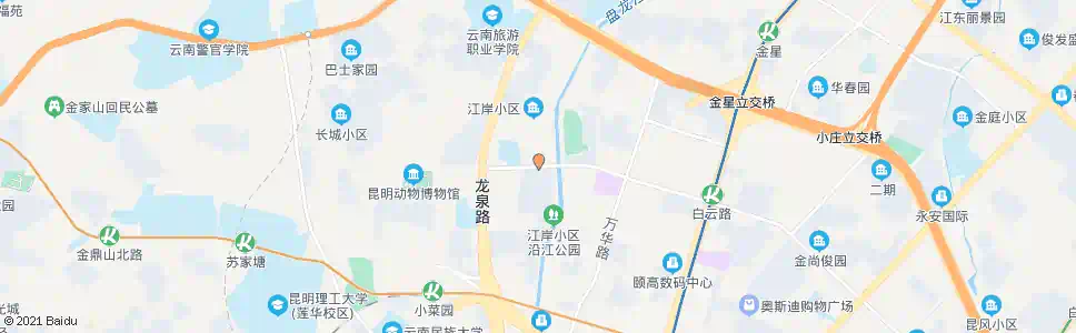 昆明江岸小区_公交站地图_昆明公交_妙搜公交查询2025