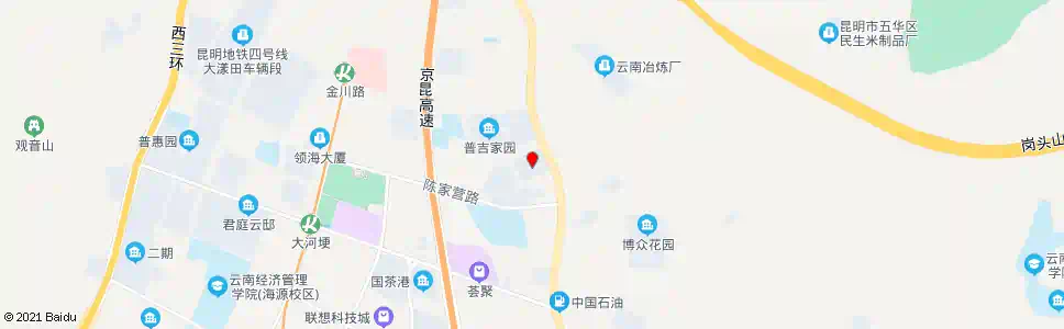 昆明公汽修理厂_公交站地图_昆明公交_妙搜公交查询2025