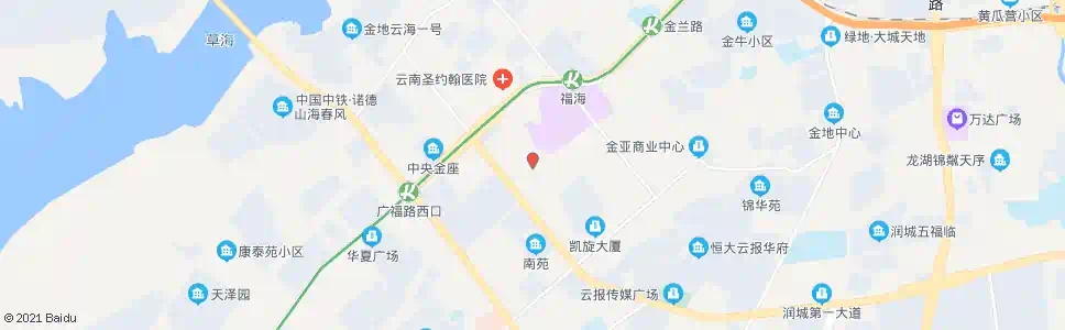 昆明田家地_公交站地图_昆明公交_妙搜公交查询2025
