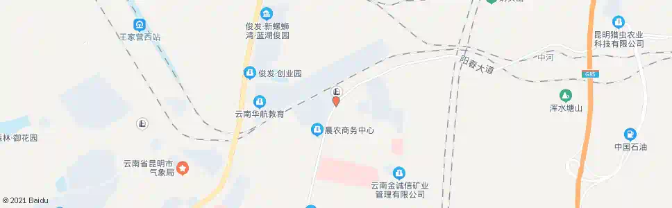 昆明景明北路北段_公交站地图_昆明公交_妙搜公交查询2025