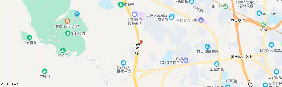 昆明西三环路口(班庄村)_公交站地图_昆明公交_妙搜公交查询2025