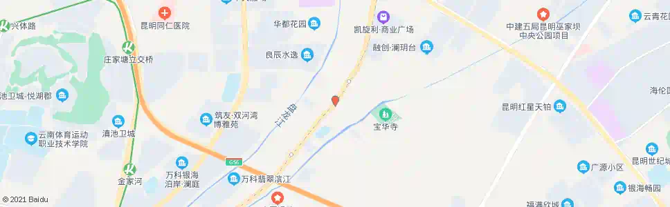昆明小康大道路口_公交站地图_昆明公交_妙搜公交查询2025