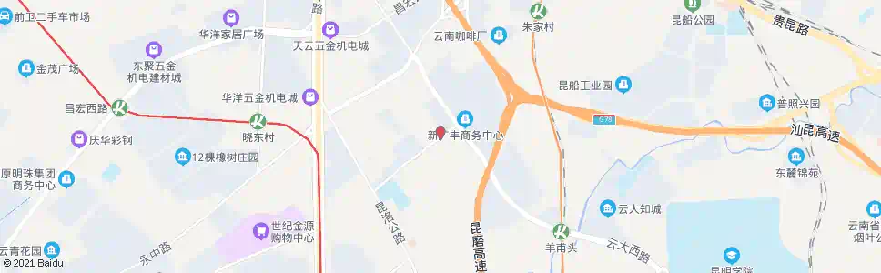 昆明红外东路口_公交站地图_昆明公交_妙搜公交查询2025