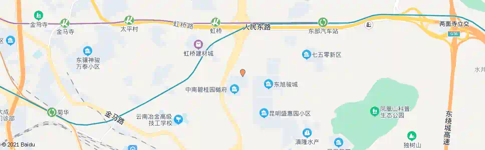 昆明十里铺_公交站地图_昆明公交_妙搜公交查询2025