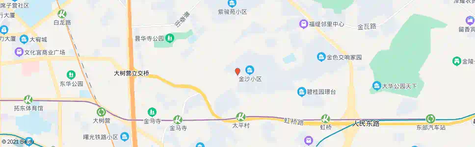 昆明金沙小区_公交站地图_昆明公交_妙搜公交查询2025