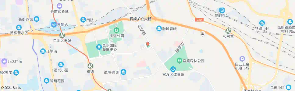 昆明官渡广场(民航路)_公交站地图_昆明公交_妙搜公交查询2025