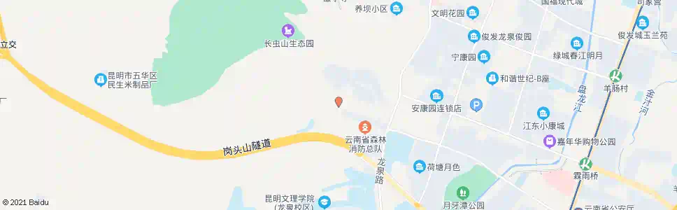 昆明金刚寺_公交站地图_昆明公交_妙搜公交查询2025