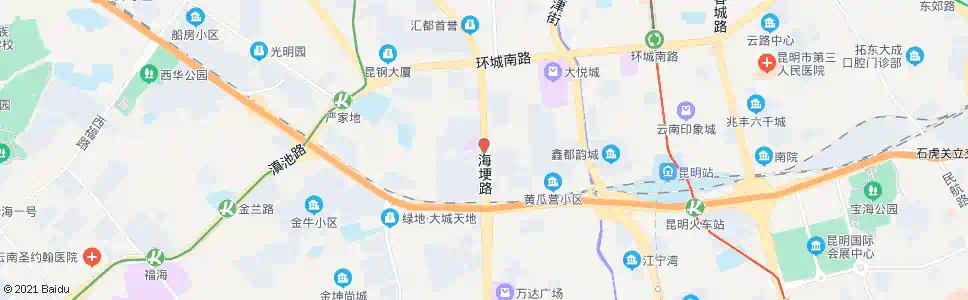昆明豆腐营(云兴路)_公交站地图_昆明公交_妙搜公交查询2025