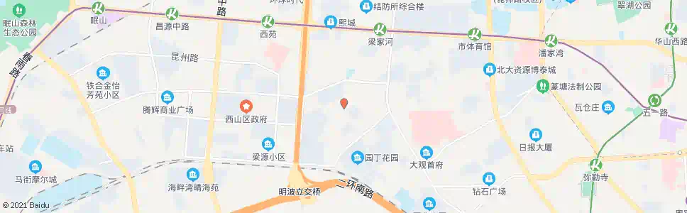 昆明华夏中专(近华浦路)_公交站地图_昆明公交_妙搜公交查询2025