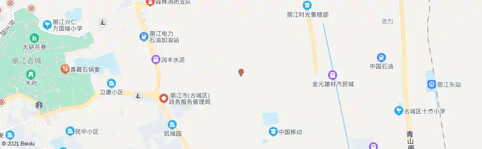 丽江开文中村_公交站地图_丽江公交_妙搜公交查询2025