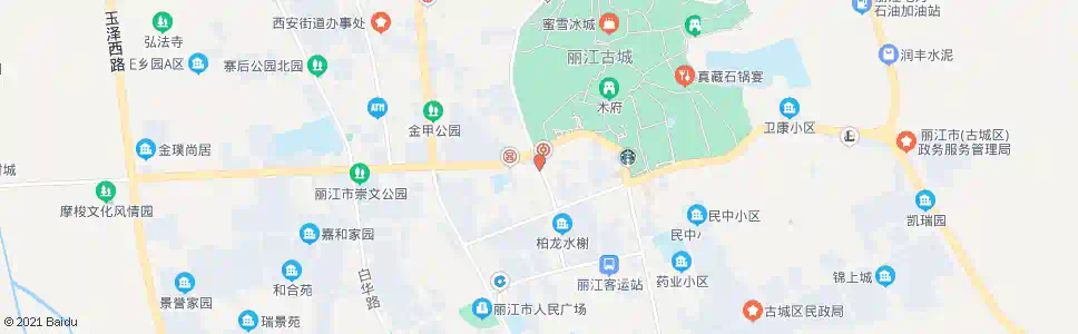丽江白龙潭村_公交站地图_丽江公交_妙搜公交查询2025