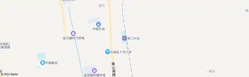 丽江东干河中段_公交站地图_丽江公交_妙搜公交查询2025
