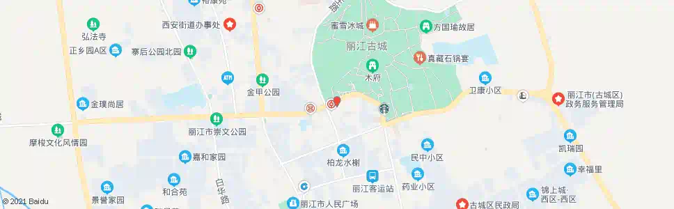 丽江黑白水大酒店_公交站地图_丽江公交_妙搜公交查询2025