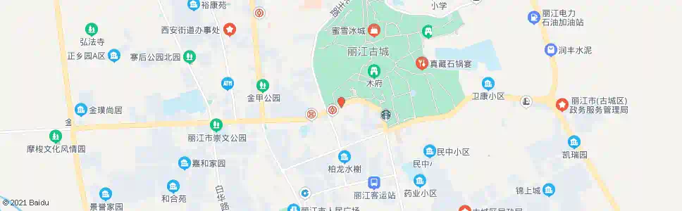 丽江白龙广场_公交站地图_丽江公交_妙搜公交查询2025