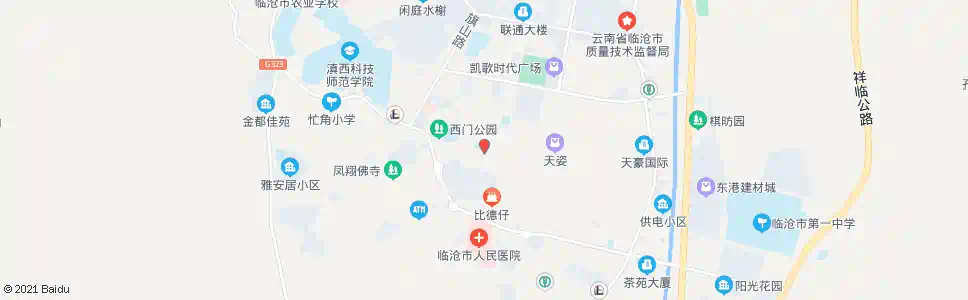 临沧凤翔小学_公交站地图_临沧公交_妙搜公交查询2025