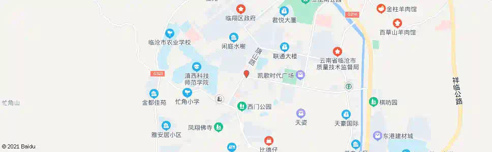 临沧旗山路_公交站地图_临沧公交_妙搜公交查询2025