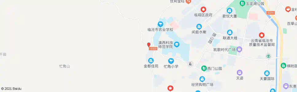临沧忙角_公交站地图_临沧公交_妙搜公交查询2025