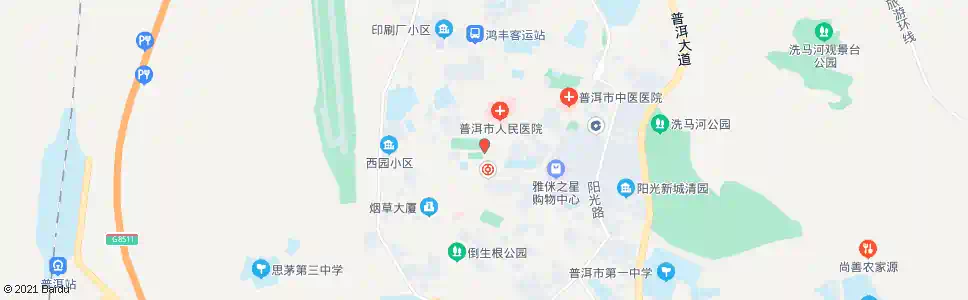 普洱绿岛公园_公交站地图_普洱公交_妙搜公交查询2025