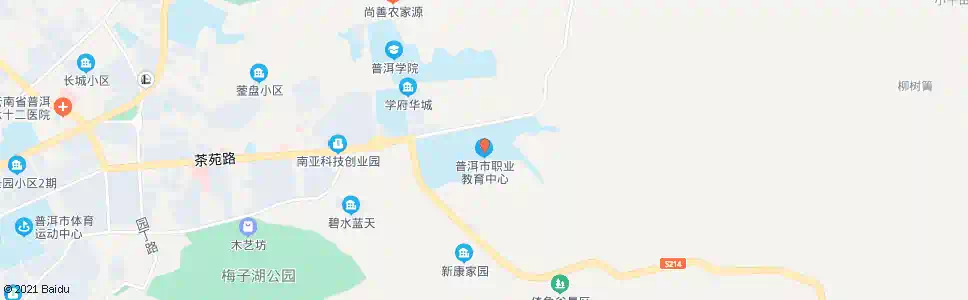 普洱职教中心_公交站地图_普洱公交_妙搜公交查询2025