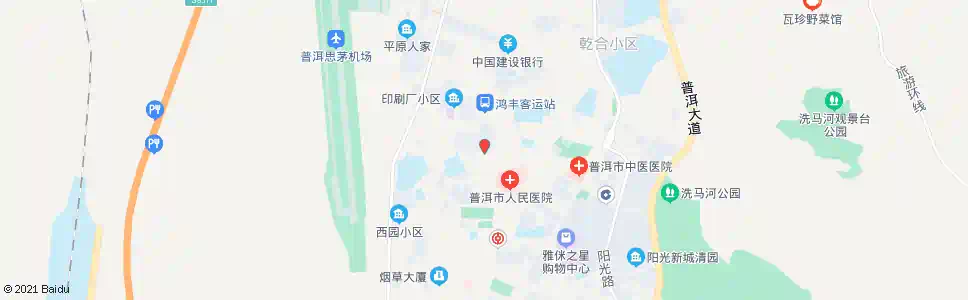 普洱财富广场_公交站地图_普洱公交_妙搜公交查询2025