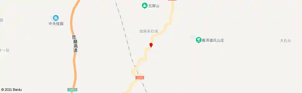 普洱信房水库_公交站地图_普洱公交_妙搜公交查询2025
