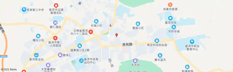 普洱云波幼儿园_公交站地图_普洱公交_妙搜公交查询2025