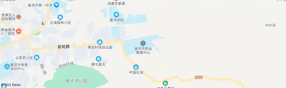 普洱区职教中心_公交站地图_普洱公交_妙搜公交查询2025