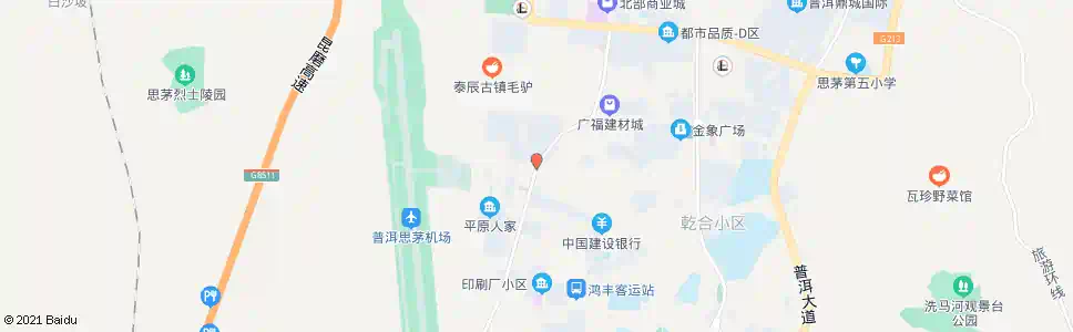普洱建材市场_公交站地图_普洱公交_妙搜公交查询2025