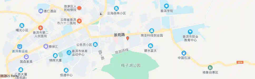 普洱城市花园_公交站地图_普洱公交_妙搜公交查询2025