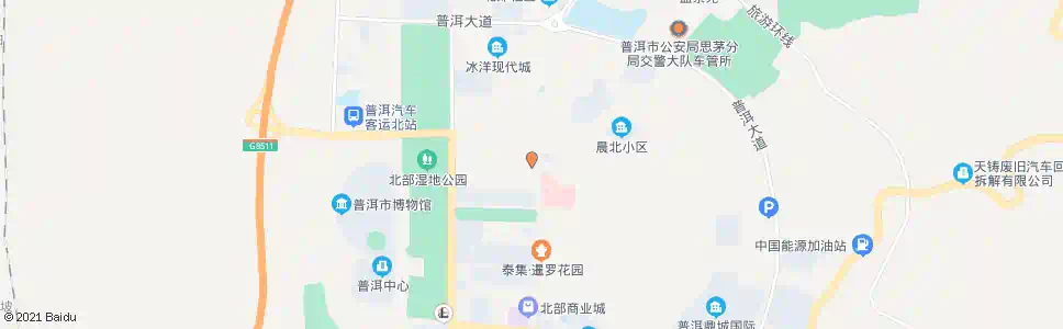 普洱三家村(石龙路)_公交站地图_普洱公交_妙搜公交查询2025