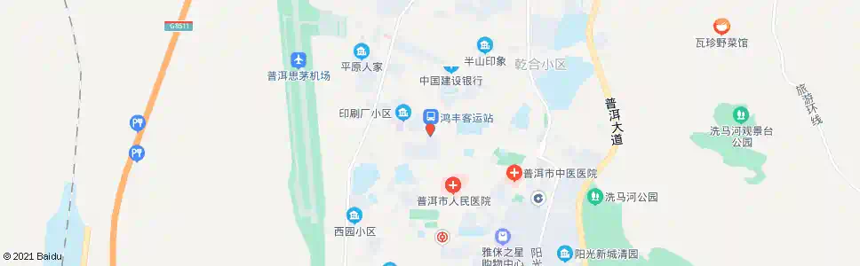 普洱电工厂_公交站地图_普洱公交_妙搜公交查询2025