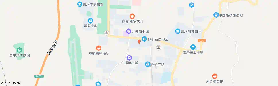 普洱都市品质小区_公交站地图_普洱公交_妙搜公交查询2025