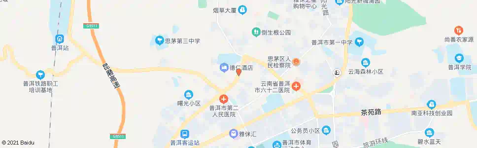 普洱兰花市场_公交站地图_普洱公交_妙搜公交查询2025