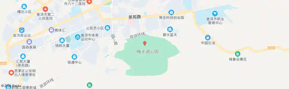 普洱梅子湖公司_公交站地图_普洱公交_妙搜公交查询2025