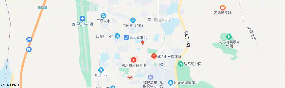 普洱普洱卫校_公交站地图_普洱公交_妙搜公交查询2025