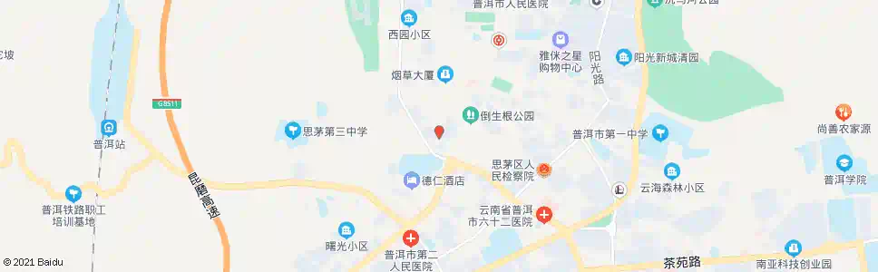 普洱财政小区_公交站地图_普洱公交_妙搜公交查询2025