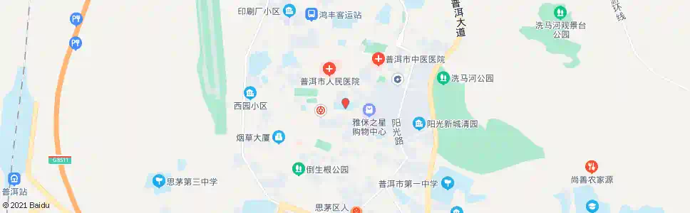 普洱思茅二小招呼站_公交站地图_普洱公交_妙搜公交查询2025