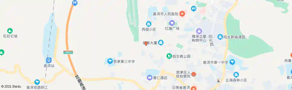 普洱皮鞋厂_公交站地图_普洱公交_妙搜公交查询2025