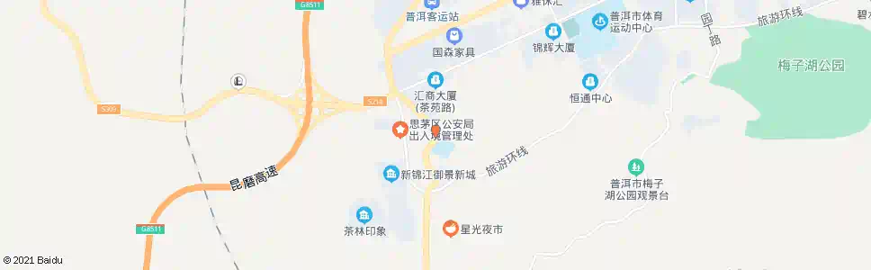 普洱二水厂_公交站地图_普洱公交_妙搜公交查询2025