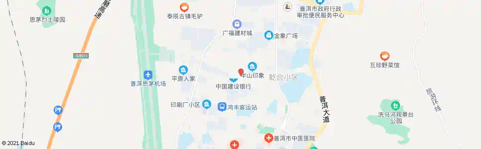 普洱路桥三公司住宿区_公交站地图_普洱公交_妙搜公交查询2025
