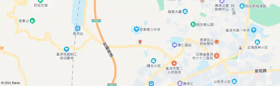 普洱三木小区_公交站地图_普洱公交_妙搜公交查询2025