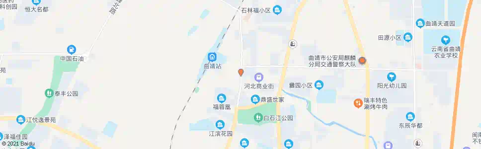 曲靖红日花园_公交站地图_曲靖公交_妙搜公交查询2025