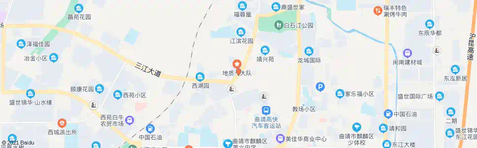 曲靖地质一大队_公交站地图_曲靖公交_妙搜公交查询2025