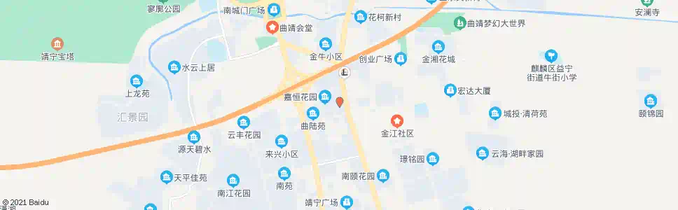 曲靖得胜家具城_公交站地图_曲靖公交_妙搜公交查询2025