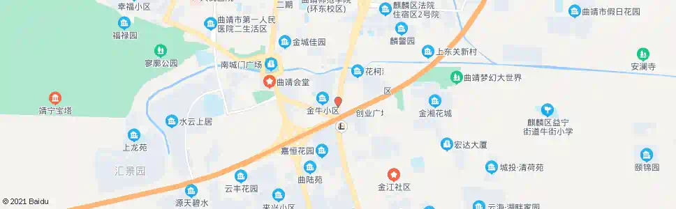 曲靖公交金牛停车场_公交站地图_曲靖公交_妙搜公交查询2025