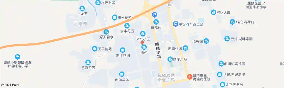 曲靖阳光小区_公交站地图_曲靖公交_妙搜公交查询2025