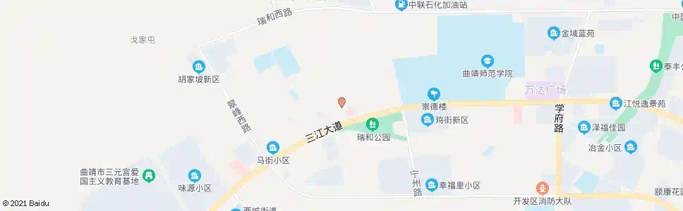 曲靖三岔小区_公交站地图_曲靖公交_妙搜公交查询2025