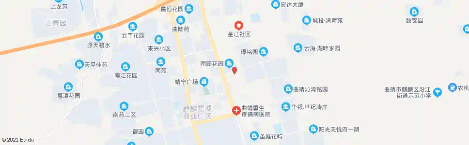 曲靖二检站(南颐花园)_公交站地图_曲靖公交_妙搜公交查询2025